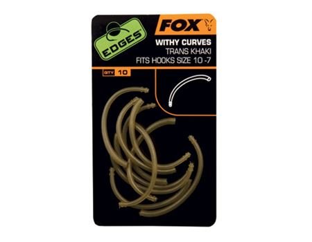 FOX Edges Withy Curve Adaptor Hook Size 6+ - trans kha