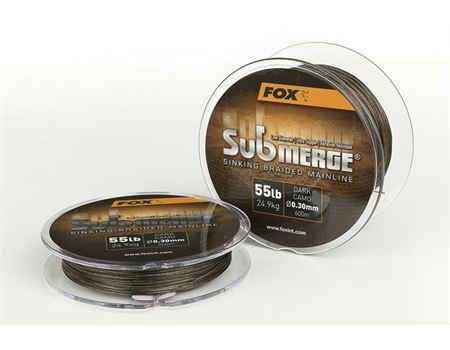 FOX Submerge Dark Camo Sinking Braid x 300m 0.16mm 25l