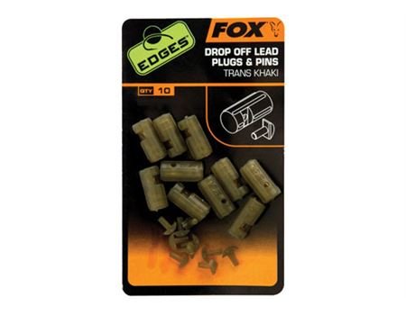 FOX Edges Drop-off Lead Plug & Pins - trans khaki x 1