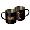 FOX Stainless Black XL 400ml Mug Tasse