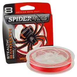 Spiderwire 1 m Stealth Smooth 0,10mm, rot