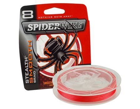 Spiderwire 1 m Stealth Smooth 017mm, 15,8kg, red