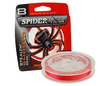 Spiderwire 300m Stealth Smooth 8 Red, 0,20mm, 20 kg