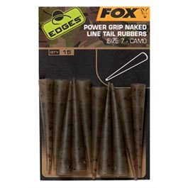 FOX Edges Camo Power grip naked tail rubbers size 7