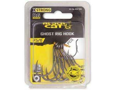 BLACK CAT Ghost Rig Hook 5/0 DG DG coating 5pcs