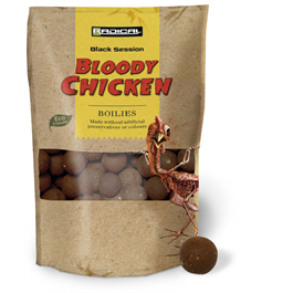 Radical Bloody Chicken Boilie red/brown16mm, 1kg